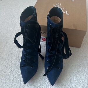 Christian Louboutin Circus Nana velour bootie